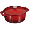 Ťažký liatinový hrniec s vekom Ø 25 cm 4,6 L Berlingerhaus Metallic Line Burgundy Edition BH-8642