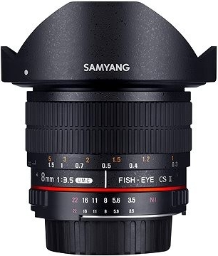 Samyang 8mm T3.8 CSII VDSLR II Canon