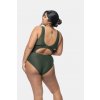 Dorina Jednodielne zoštíhľujúce plavky Farba: Zelená, Veľkosť: M