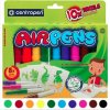 Centropen Foukací fixy Airpens NA TEXTIL 10 barev 8 šablony