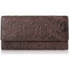 PAOLO PERUZZI Dámska kožená peňaženka RFID | hnedá IN-35-BR