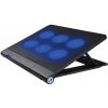 Platinet | Chladiaca podložka pre notebook 6x ventilátor 2xUSB čierna | PL0284