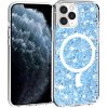 Techsuit Sparkly Glitter MagSafe kryt na iPhone 11 Pro Max – modrý