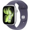 Apple Watch Series 11 Cellular 42 mm Strieborný hliník s hmlovo fialovým športovým remienkom M/L MF8J4WF/A