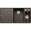 Blanco Axia III 6 Silgranitový drez, 99x50 cm, s ovládaním odtoku a s príslušenstvom, kávová 523488