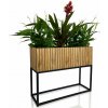 Stojan na květiny Fiorino Loft dub 62x22x50 cm