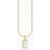 Thomas Sabo KE2244-414-14-L45V Gold-plated necklace letter E