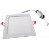 Elwatt SATEN LED panel štvorcový zapustený 9W 4000K biely ELW-064