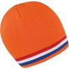 Result Headwear Čepice R 368X s kontrastními pruhy COT-28368Xy8899 Oranžová/červeno-bílo-modrá