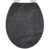 Schütte WC sedadlo BLACK STONE | MDF HG, Soft Close