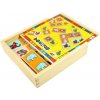 Bigjigs Toys Drevené domino so zvieratkami
