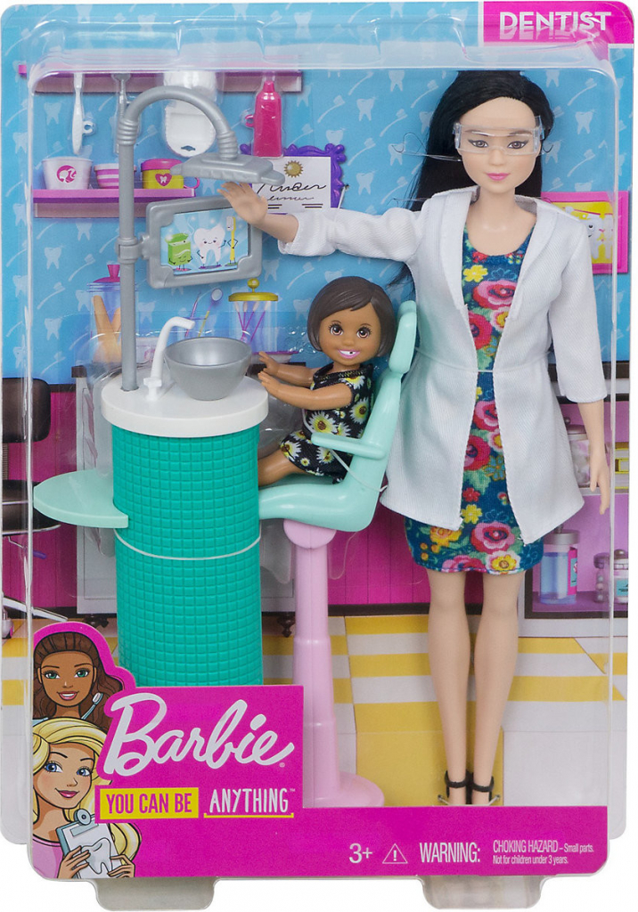 Barbie Zubařka blondýna Povolání herní set s panenkou od 34,14 € -  Heureka.sk