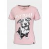 PitBull West Coast Dámske tričko PUPPY II - ružové
