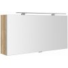 Sapho CLOE galérka s LED osvetlením 100x50x18cm, dub Alabama CE100-0022