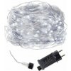 SPRINGOS LED reťaz Nano - 30m, 300LED, 8 funkcií, IP44, studená biela