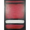 Mark Rothko, maxi (bordo-čierno biela) - Ing. Lujza Ferková, originálny, ručne maľovaný obraz L (do veľkosti 95x95cm) Viac farieb