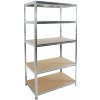 Linder Exclusiv Regál 180 x 90 x 40 cm 5 políc