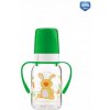 Canpol babies Fľaša s potlačou 120ml a úchyty bez BPA