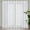Záclona LENA z hladkého etamínu s efektom strieborného lesku 350 x 250 cm-HF-428672
