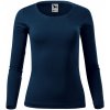 Tričko dámske Malfini Fit-T dlhý rukáv - navy, M