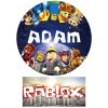 Personal Jedlý personalizovaný obrázok na tortu - Roblox Veľkostť jedlý papier: Fondán 0,5 mm