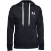 Dámska športová rozopínací mikina Under Armour RIVAL FLEECE FZ HOODIE W čierna 1356400-001 - XS