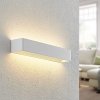 Arcchio LED nástenné svetlo Karam, 53 cm, biela, kov, hore/dole - 9626361