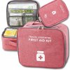 Kozmetická taštička EdiBazzar na cesty, cestovný organizér, červená