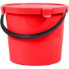 PLAST TEAM - Vedro umelá hmota s vekom 10L červené