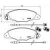 BREMBO Súprava brzdových doštičiek P 61 061