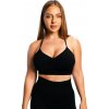 Dámska podprsenka GymBeam Sculpt Seamless Sports Bra Black S