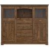 BRW Komoda PATRAS KOM2W4S dub april drevo 153 cm x 129 cm x 44.5 cm