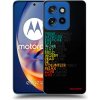 Picasee silikónový čierny obal pre Motorola Edge 50 Neo - Motto života