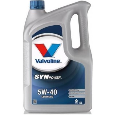 Motorový olej VALVOLINE SYNPOWER 5W-40 5L.