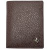 Dámska hnedá kožená peňaženka Riccardo Ferducci RFID, 11,8 x 10 cm