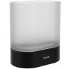 Ravak Chrom II Volně stojící sklenička s držákem černá matná X07P1379