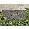 1 Travertín Silver dlažba 30 cm x 15 cm x 3 cm Hrana dlažby: omieľaná - rovná