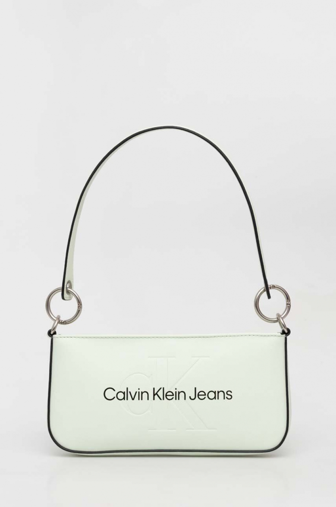 Calvin Klein kabelka Jeans zelená K60K610679