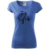 Cycle bicykel - Dámske tričko Pure - L ( Svetlomodrá )