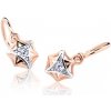 Cutie Diamonds detské bicolor náušnice zo zlata s diamantmi C2209-10-10-X-4-D