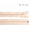Zips špirálový 6 mm deliteľný 60 cm krémový