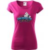 Badminton legend - Dámske tričko Pure - XL ( Fuchsiová )