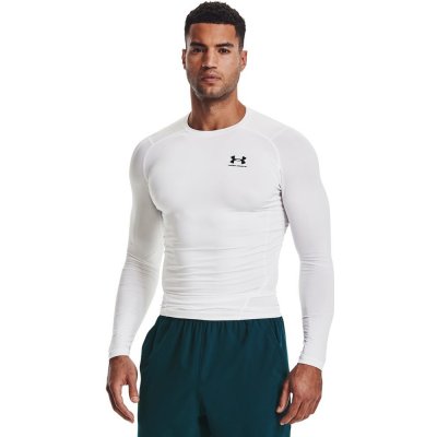 Under Armour HG Armour Comp LS white
