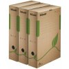 Archívny box, A4, 80 mm, recyklovaný kartón, ESSELTE Eco, hnedý