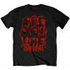 Slipknot Tričko WANYK Red Patch Unisex Black S