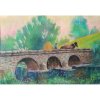 Starý most, akad. mal. Varuzhan Aghamyan, originálny, ručne maľovaný obraz L (do veľkosti 95x95cm) Viac farieb