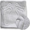 Kúpeľňový koberec ROSA uterák bavlna podložka 50x70 cm savý biely hotelový