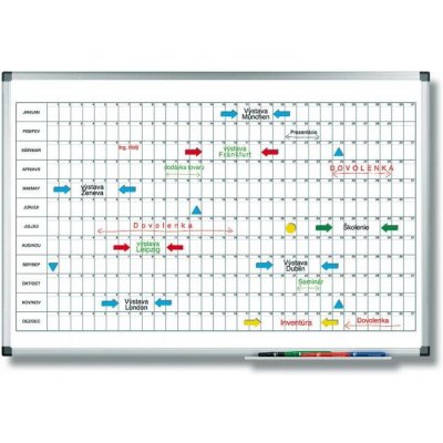 Legamaster Premium plánovacia tabuľa ročná horizontálna 60 x 90 cm