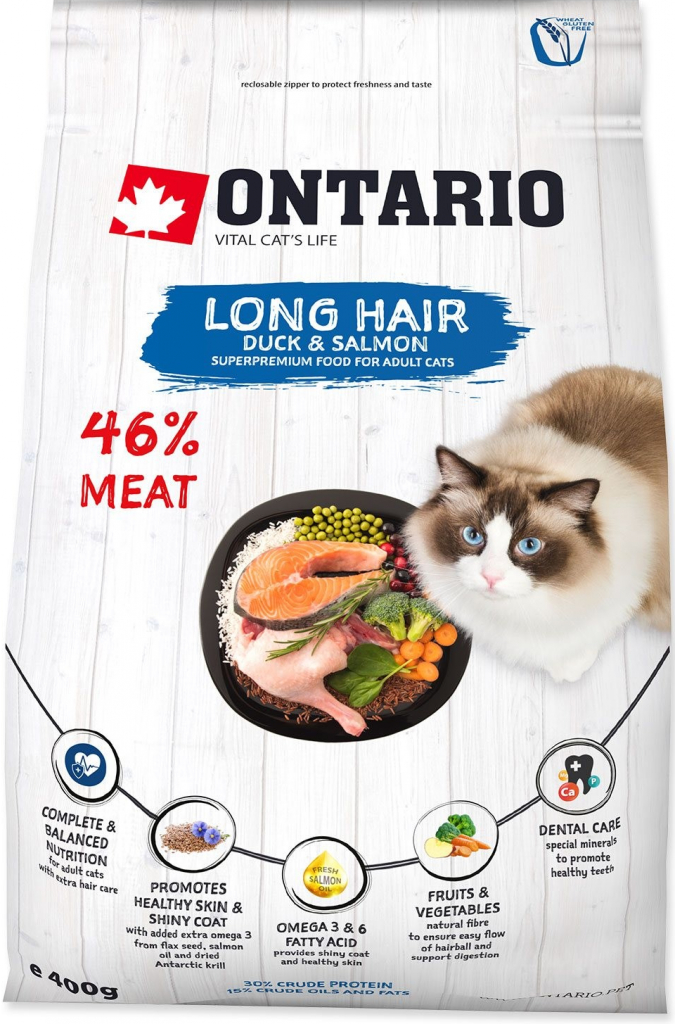 Ontario Cat Longhair 2 kg