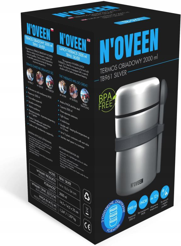 N\'oveen TB961Termoska na potraviny 2 l